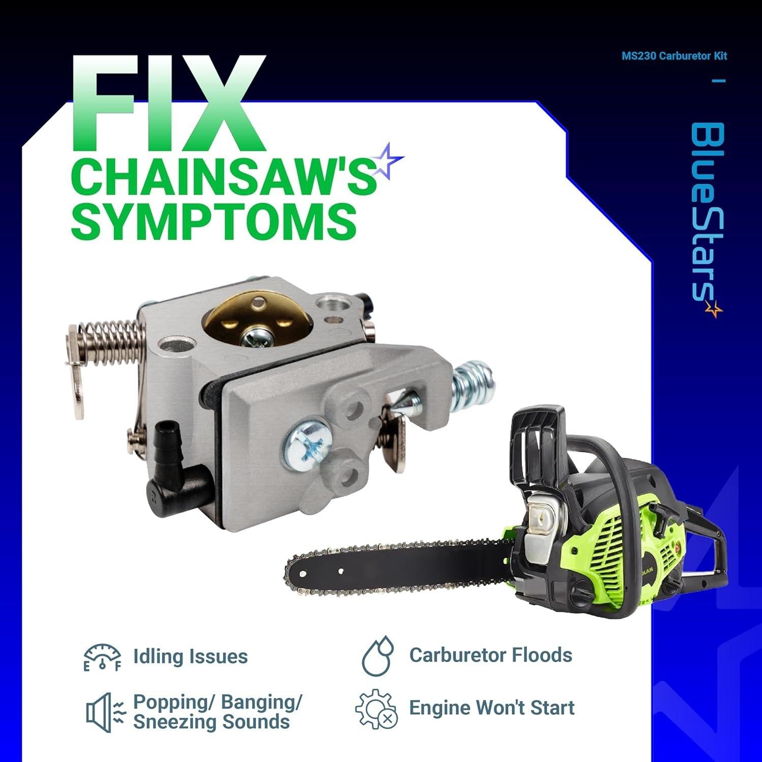 [Lifetime Warranty] MS230 MS250 Carburetor - Compatible with STIHL Chainsaw image 8