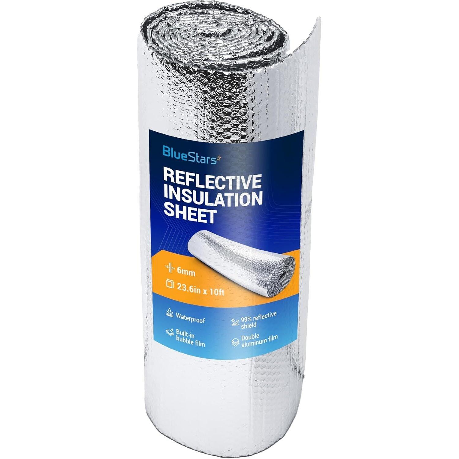 [Lifetime Warranty] 6mm Bubble Reflective Aluminum Foil Sheet (23.6 in x 10ft) image 0