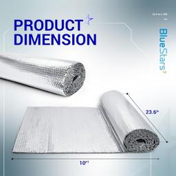 [Lifetime Warranty] 6mm Bubble Reflective Aluminum Foil Sheet (23.6 in x 10ft) thumbnail 5