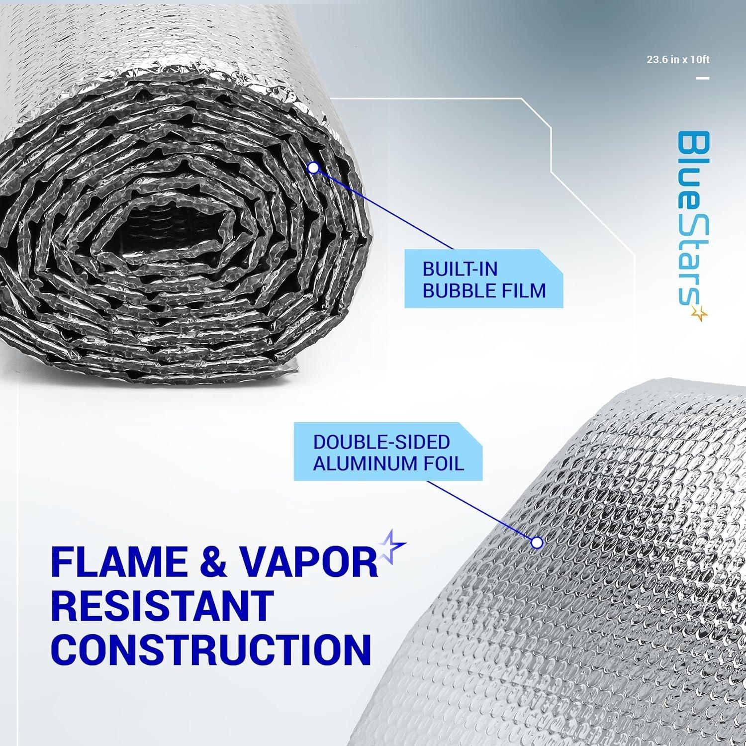 [Lifetime Warranty] 6mm Bubble Reflective Aluminum Foil Sheet (23.6 in x 10ft) image 6