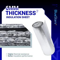 [Lifetime Warranty] 6mm Bubble Reflective Aluminum Foil Sheet (23.6 in x 10ft) thumbnail 1