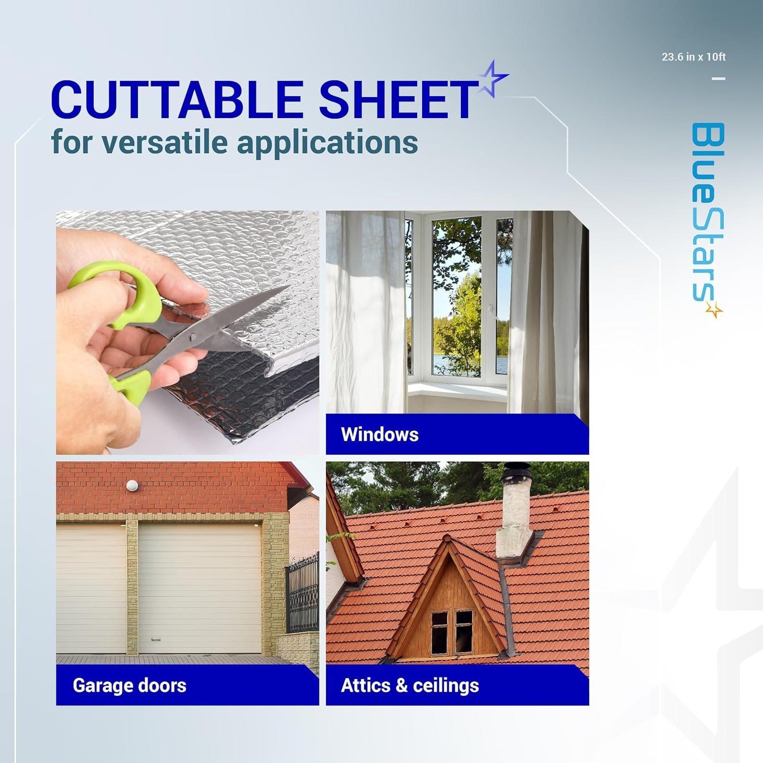 [Lifetime Warranty] 6mm Bubble Reflective Aluminum Foil Sheet (23.6 in x 10ft) image 4