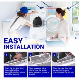 [Lifetime Warranty] WE03X23881 Dryer Lint Filter Replacement - Compatible with GE Dryers GTD45EASJ2WS GTD33EASK0WW GTD45EASJ0WS GTD42EASJ2WW GTD65EBSJ3WS - Replaces AP6031713 PS11763056 4476390 thumbnail 5