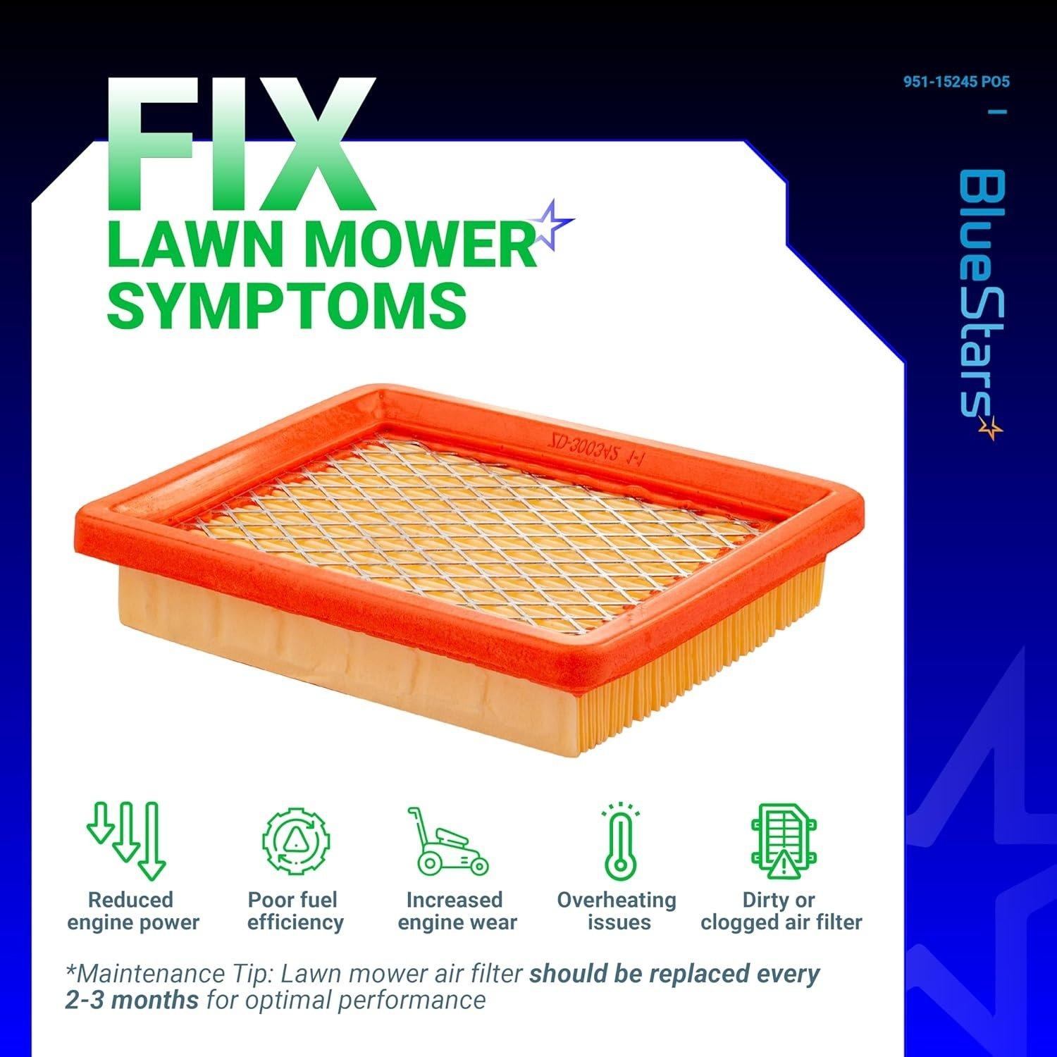 [Lifetime Warranty] 5-pack 951-15245 Air Filter image 5