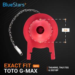 Pack of 4 3" Toto Toilet Flapper thumbnail 6