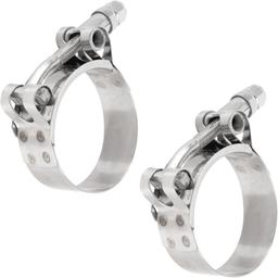 2" T-Bolt Hose Clamps with Working Range 56mm - 64mm - Pack of 2 thumbnail 0