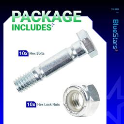 [Lifetime Warranty] 710-0890 Shear Pins and Nuts - Pack of 10 thumbnail 7