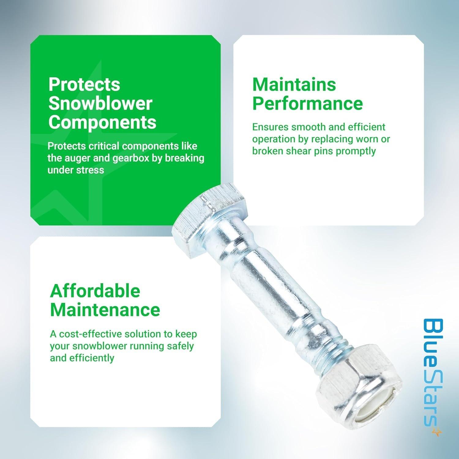 [Lifetime Warranty] 710-0890 Shear Pins and Nuts - Pack of 10 image 4