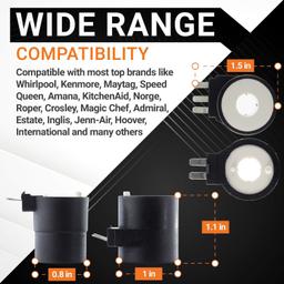 [Lifetime Warranty] 279834 Dryer Gas Valve Ignition Solenoid Coil Kit - Compatible with Whirlpool Kenmore Maytag Dryers - Replaces AP3094251 PS334310 12001349 694540 694539 306105 306106 - Pack of 4 thumbnail 4