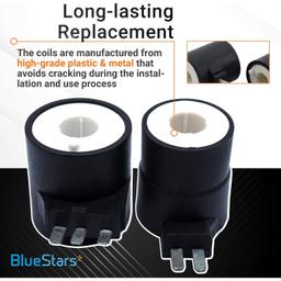 [Lifetime Warranty] 279834 Dryer Gas Valve Ignition Solenoid Coil Kit - Compatible with Whirlpool Kenmore Maytag Dryers - Replaces AP3094251 PS334310 12001349 694540 694539 306105 306106 - Pack of 4 thumbnail 1