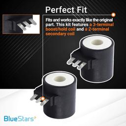 [Lifetime Warranty] 279834 Dryer Gas Valve Ignition Solenoid Coil Kit - Compatible with Whirlpool Kenmore Maytag Dryers - Replaces AP3094251 PS334310 12001349 694540 694539 306105 306106 - Pack of 4 thumbnail 2