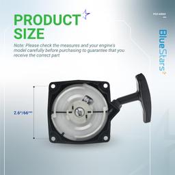 [Lifetime Warranty] 63022 Pull Start Starter Recoil - Pack of 2 thumbnail 8