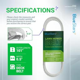 [Lifetime Warranty] 429636 42" Deck Drive Belt Lawn Mower Belt thumbnail 3
