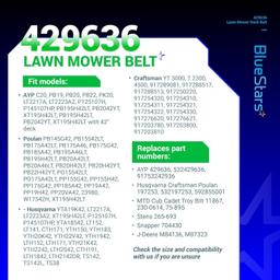 [Lifetime Warranty] 429636 42" Deck Drive Belt Lawn Mower Belt thumbnail 6