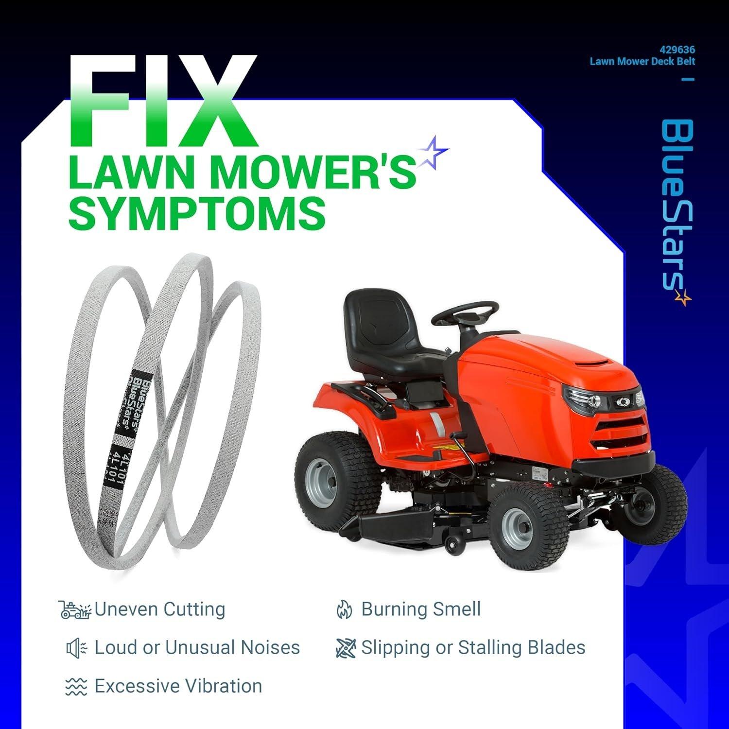 [Lifetime Warranty] 429636 42" Deck Drive Belt Lawn Mower Belt image 7