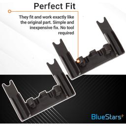 [Lifetime Warranty] W10250160 Rack Adjuster Arm Clip-lock - Compatible with Whirlpool Kenmore KitchenAid Jenn-Air Dishwashers - Replaces WPW10250160 PS11751100 - Pack of 2 thumbnail 5