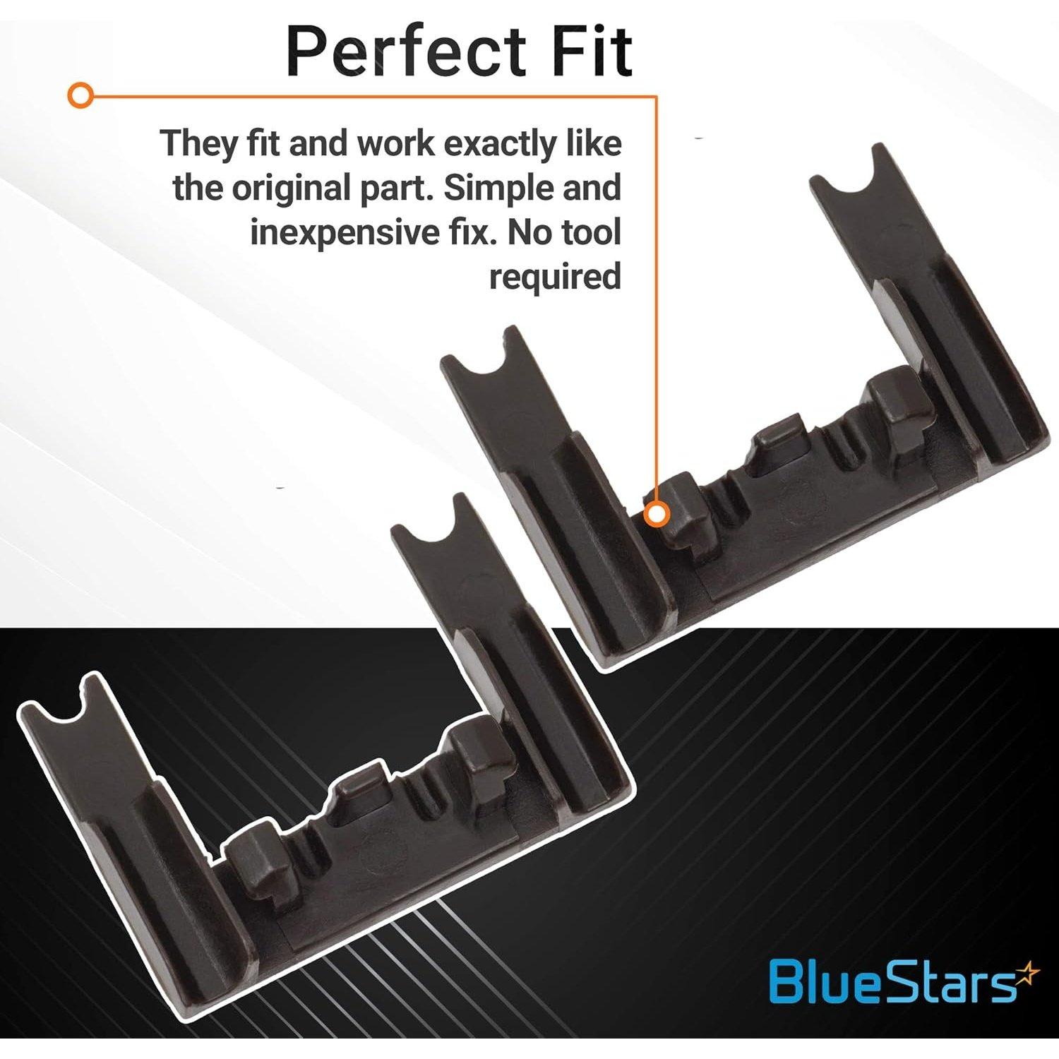 [Lifetime Warranty] W10250160 Rack Adjuster Arm Clip-lock - Compatible with Whirlpool Kenmore KitchenAid Jenn-Air Dishwashers - Replaces WPW10250160 PS11751100 - Pack of 2 image 5