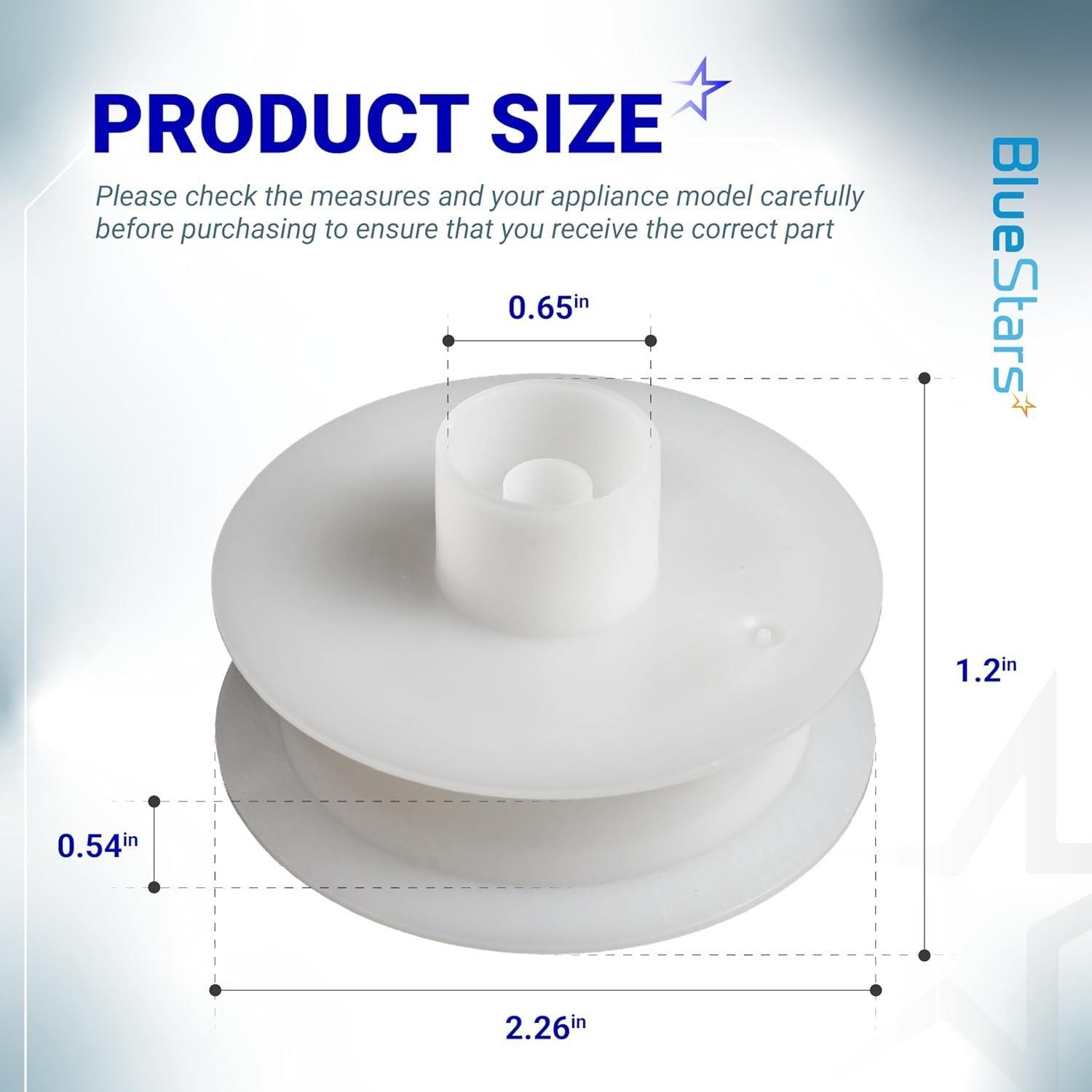 [Lifetime Warranty] WE03X31620 WE12X20395 Dryer Idler Pulley - Compatible with GE Hotpoint Clothes Dryer - Replaces WE12M0008 WE12M32 AP6997706 PS16542497 EAP16542497 image 1