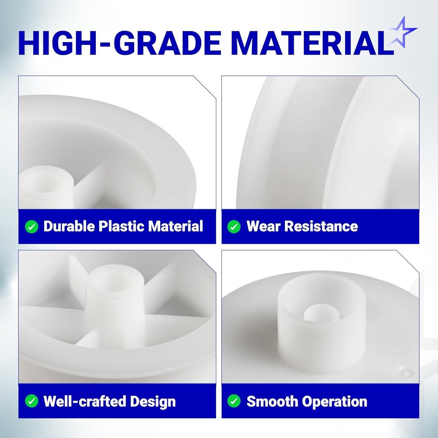 [Lifetime Warranty] WE03X31620 WE12X20395 Dryer Idler Pulley - Compatible with GE Hotpoint Clothes Dryer - Replaces WE12M0008 WE12M32 AP6997706 PS16542497 EAP16542497 image 5