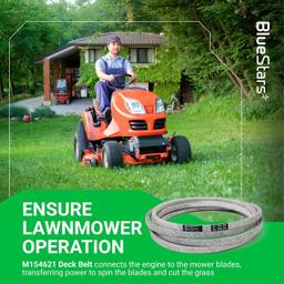 [Lifetime Warranty] M154621 Mower Belt | 1/2'' x 146 1/4'' thumbnail 1