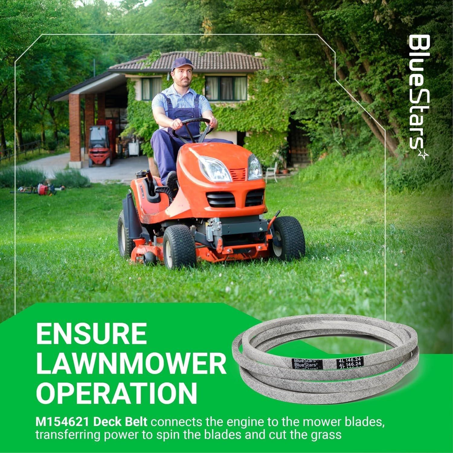 [Lifetime Warranty] M154621 Mower Belt | 1/2'' x 146 1/4'' image 1