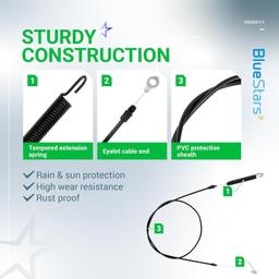 532435111 435111 Deck Engagement Clutch Cable thumbnail 7