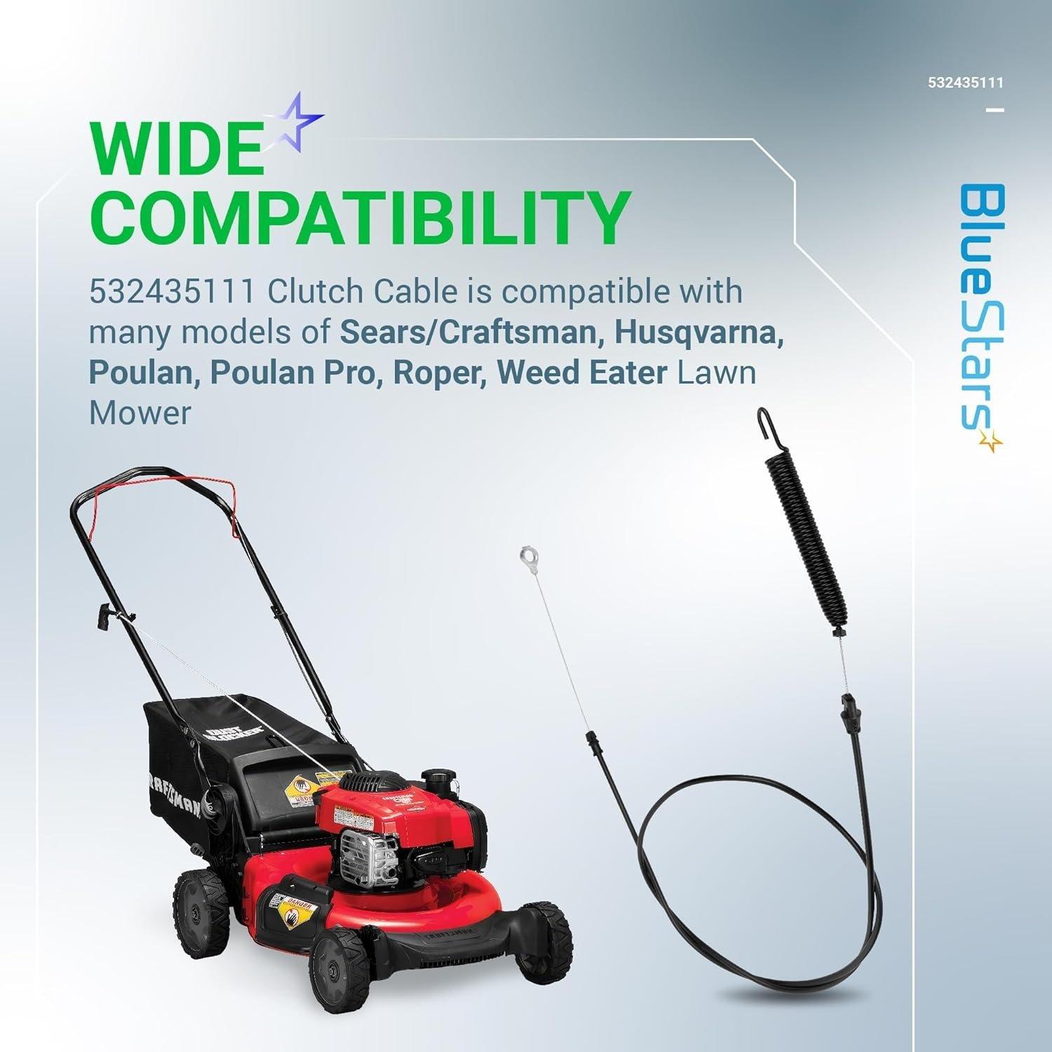 532435111 435111 Deck Engagement Clutch Cable image 4