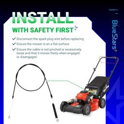 532435111 435111 Deck Engagement Clutch Cable thumbnail 2