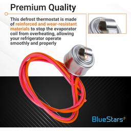 [Lifetime Warranty] WR55X10025 Refrigerator Temperature Sensor and WR50X10068 Refrigerator Defrost Thermostat - Compatible with GE & Hotpoint Refrigerators - Replaces 914093 AP3185407 PS304103 WR50X10015 thumbnail 3