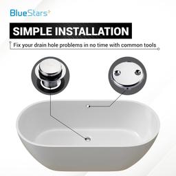 [Lifetime Warranty] Tip-Toe Tub Trim Kit Set with Two-Hole Bath Tub thumbnail 7