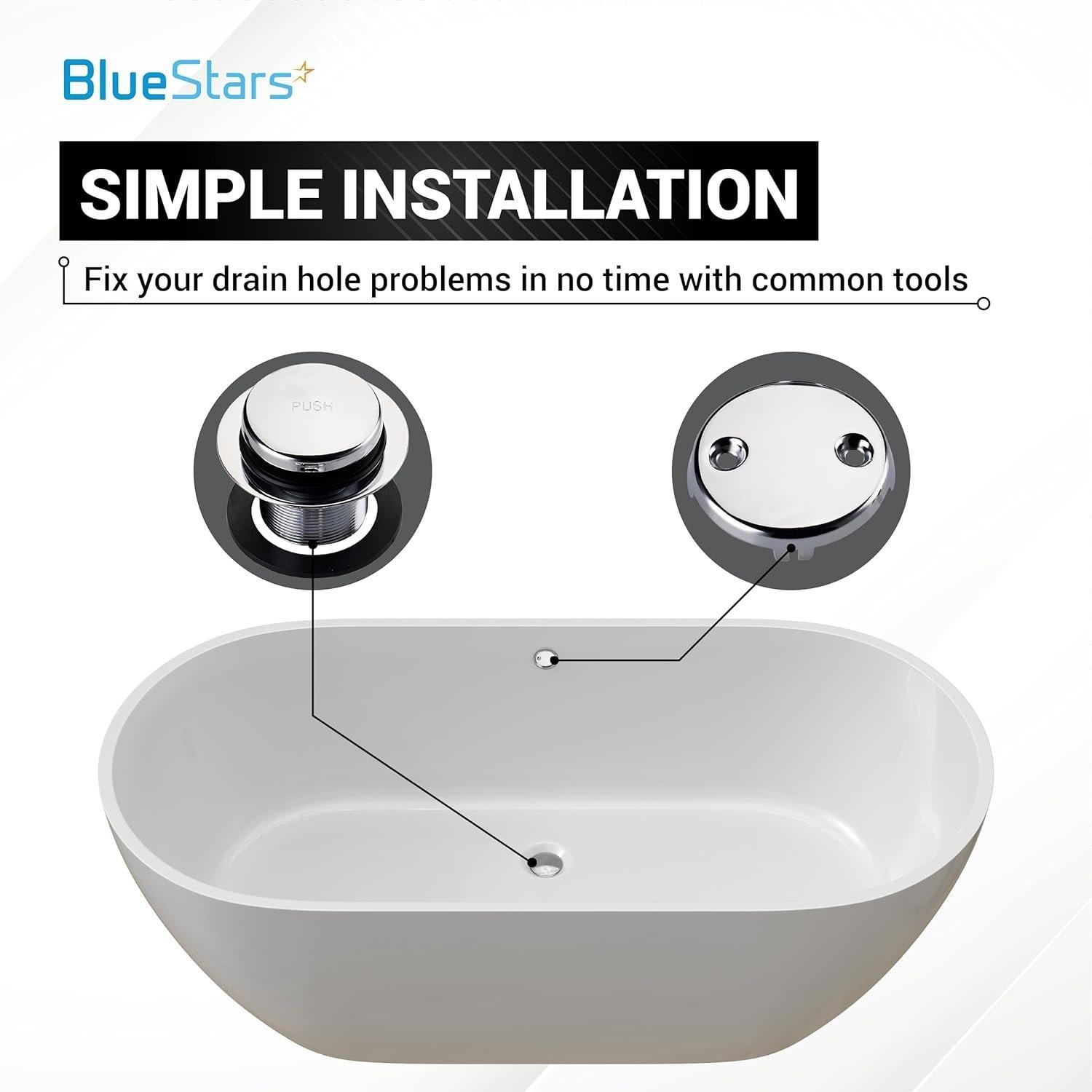 [Lifetime Warranty] Tip-Toe Tub Trim Kit Set with Two-Hole Bath Tub image 7