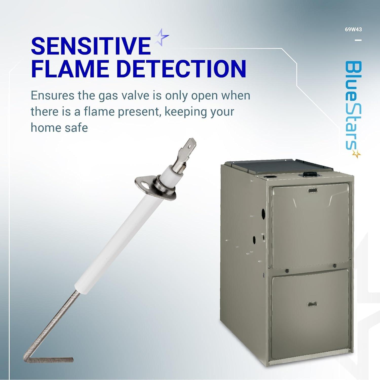 69W43 Furnace Flame Sensor - Pack of 2 image 1