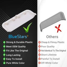 [Lifetime Warranty] W10861225 W10714516 Dryer Door Handle - Compatible with Whirlpool Kenmore Maytag Amana Dryers - Replaces AP5999398 PS11731583 W10861225VP thumbnail 1