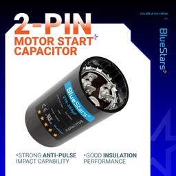 [Lifetime Warranty] 216-259 uF MFD 110-125 VAC CD60 Round Start Capacitor - Fits AC Motor Run, Fan Start, Heat Pump thumbnail 7