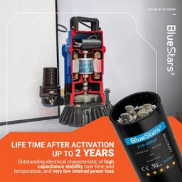 [Lifetime Warranty] 216-259 uF MFD 110-125 VAC CD60 Round Start Capacitor - Fits AC Motor Run, Fan Start, Heat Pump thumbnail 5