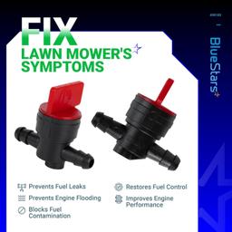 [Lifetime Warranty] 494768 698183 1/4" Inline Fuel Shut Off Valve with Clamp - Compatible with BS 493960 John Deere AM36141 AM107340 Toro 54-3150 1-603770 Oregon 07-406 Stens 120-212 Lawn Mower Tractor - Pack of 10 thumbnail 5