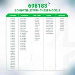 [Lifetime Warranty] 494768 698183 1/4" Inline Fuel Shut Off Valve with Clamp - Compatible with BS 493960 John Deere AM36141 AM107340 Toro 54-3150 1-603770 Oregon 07-406 Stens 120-212 Lawn Mower Tractor - Pack of 10 thumbnail 1