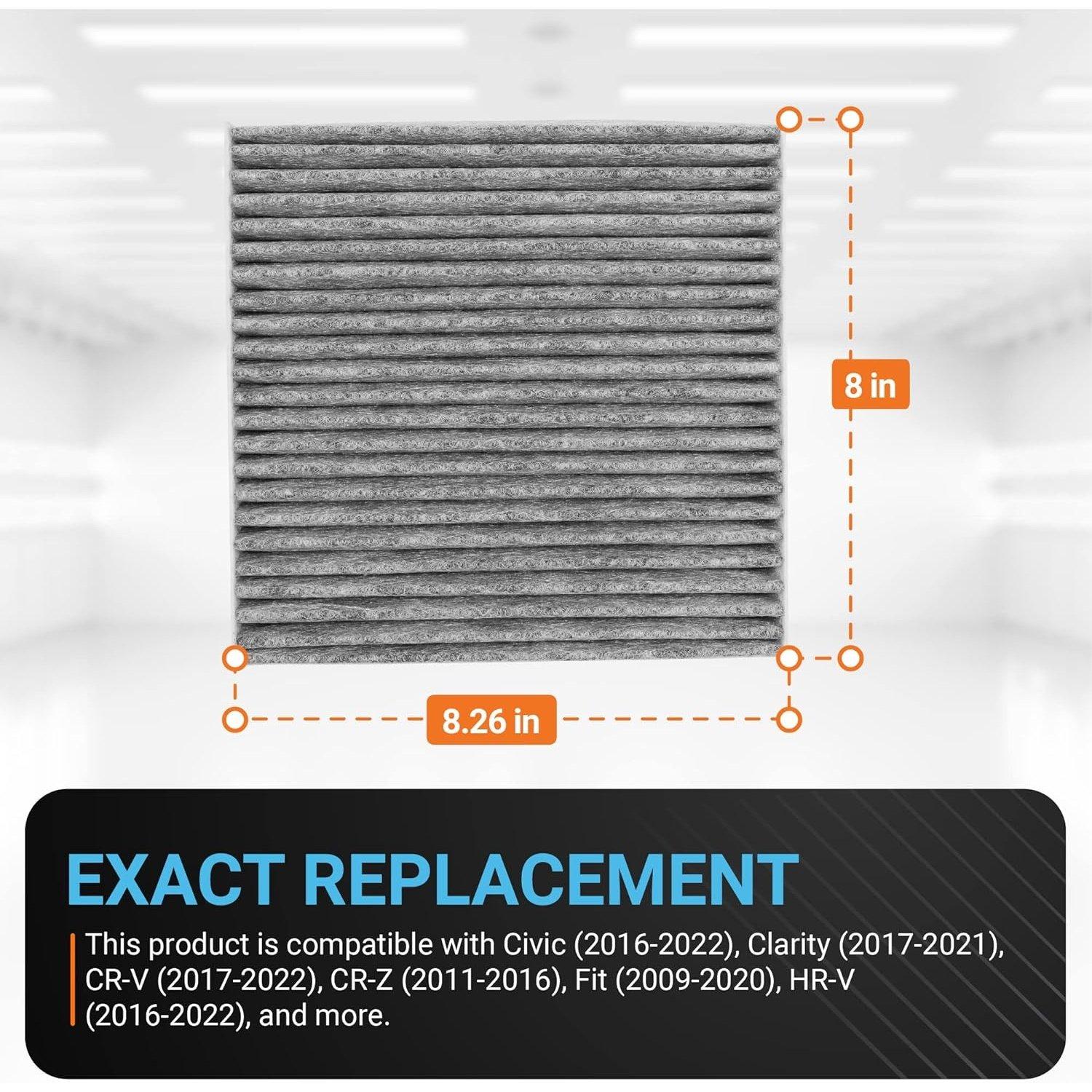 [Lifetime Warranty] CF11182 CP182 Cabin Air Filter w/Activated Carbon image 4