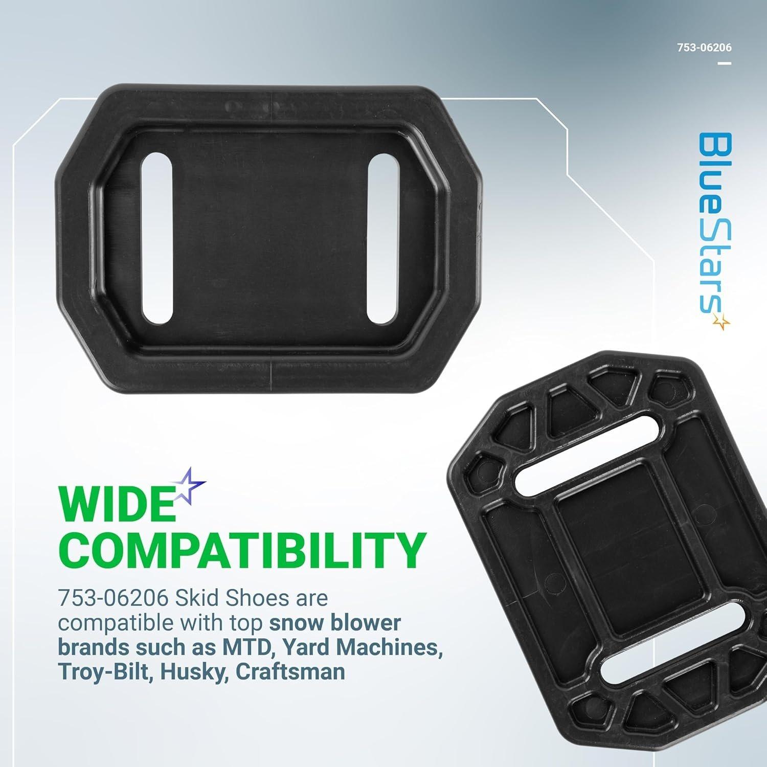 [Lifetime Warranty] 753-06206 Snow Thrower Polymer Slide Shoe Kit image 7