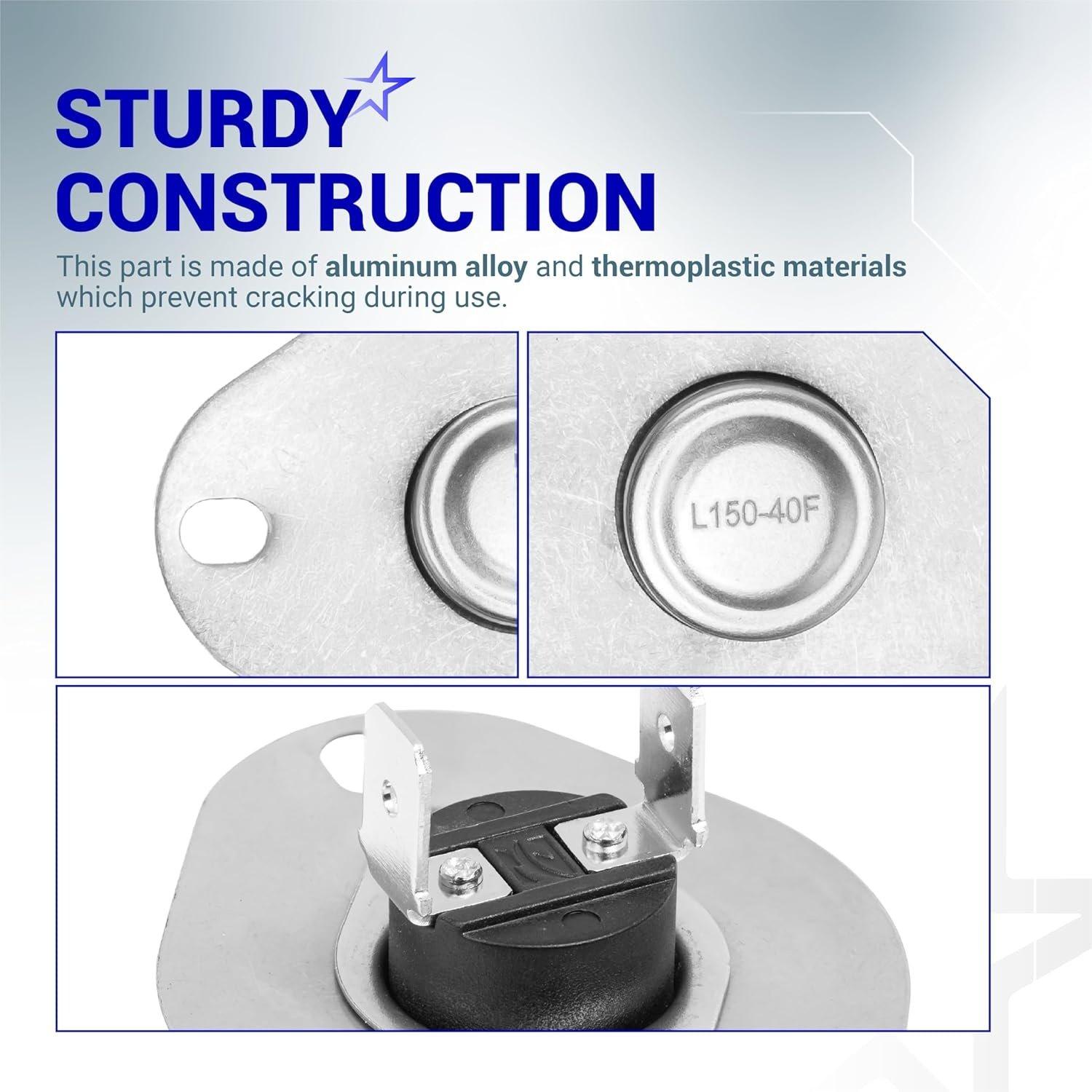 [Lifetime Warranty] 20162904 Furnace Primary Limit Switch 150°F to 110°F image 5