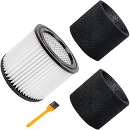 [Lifetime Warranty] 90398 Cartridge Filter and 90585 Foam Sleeve Filter - Replacement Filter for Shop-Vac 90398, 903-98, 9039800, 903-98-00, 5 Gallon and Above Wet/Dry Vacuum Cleaners thumbnail 0