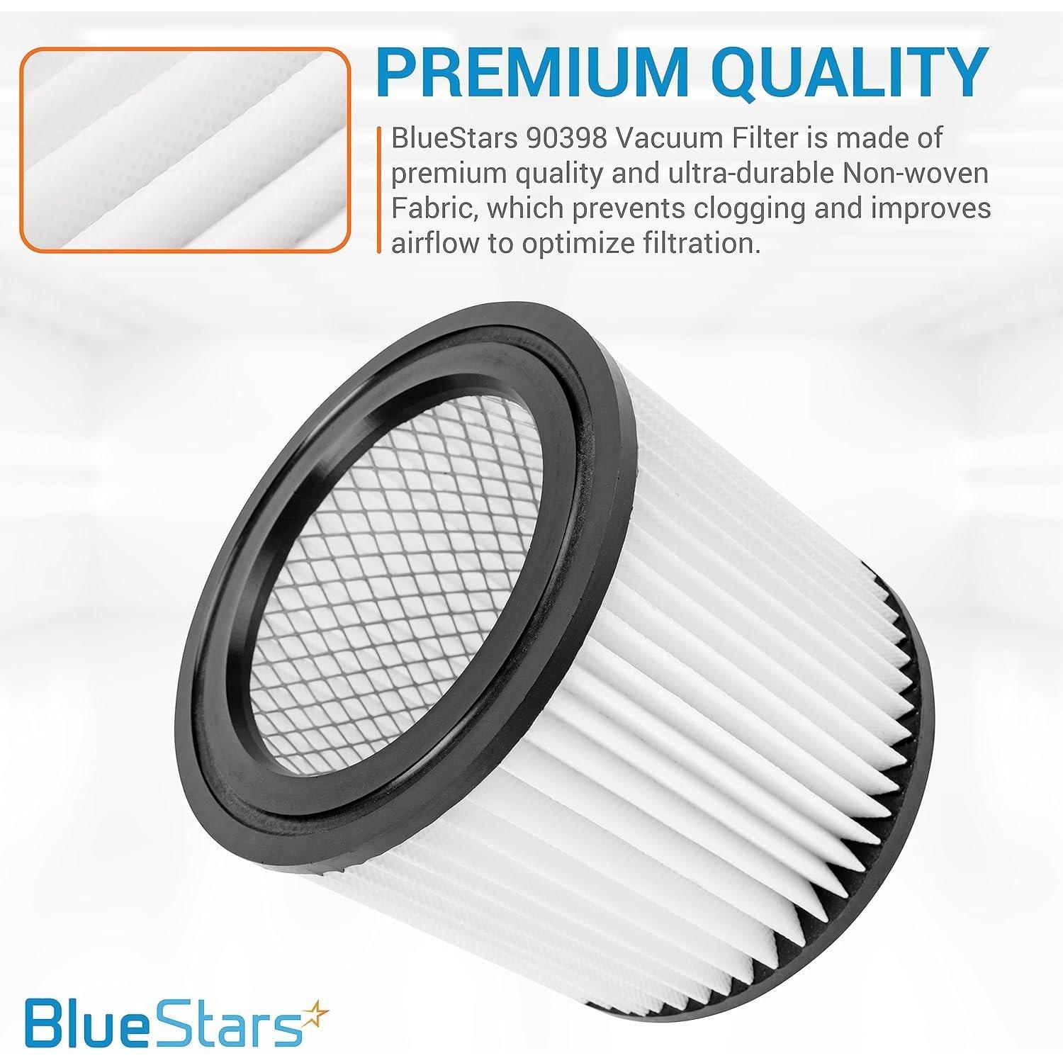 [Lifetime Warranty] 90398 Cartridge Filter and 90585 Foam Sleeve Filter - Replacement Filter for Shop-Vac 90398, 903-98, 9039800, 903-98-00, 5 Gallon and Above Wet/Dry Vacuum Cleaners image 6