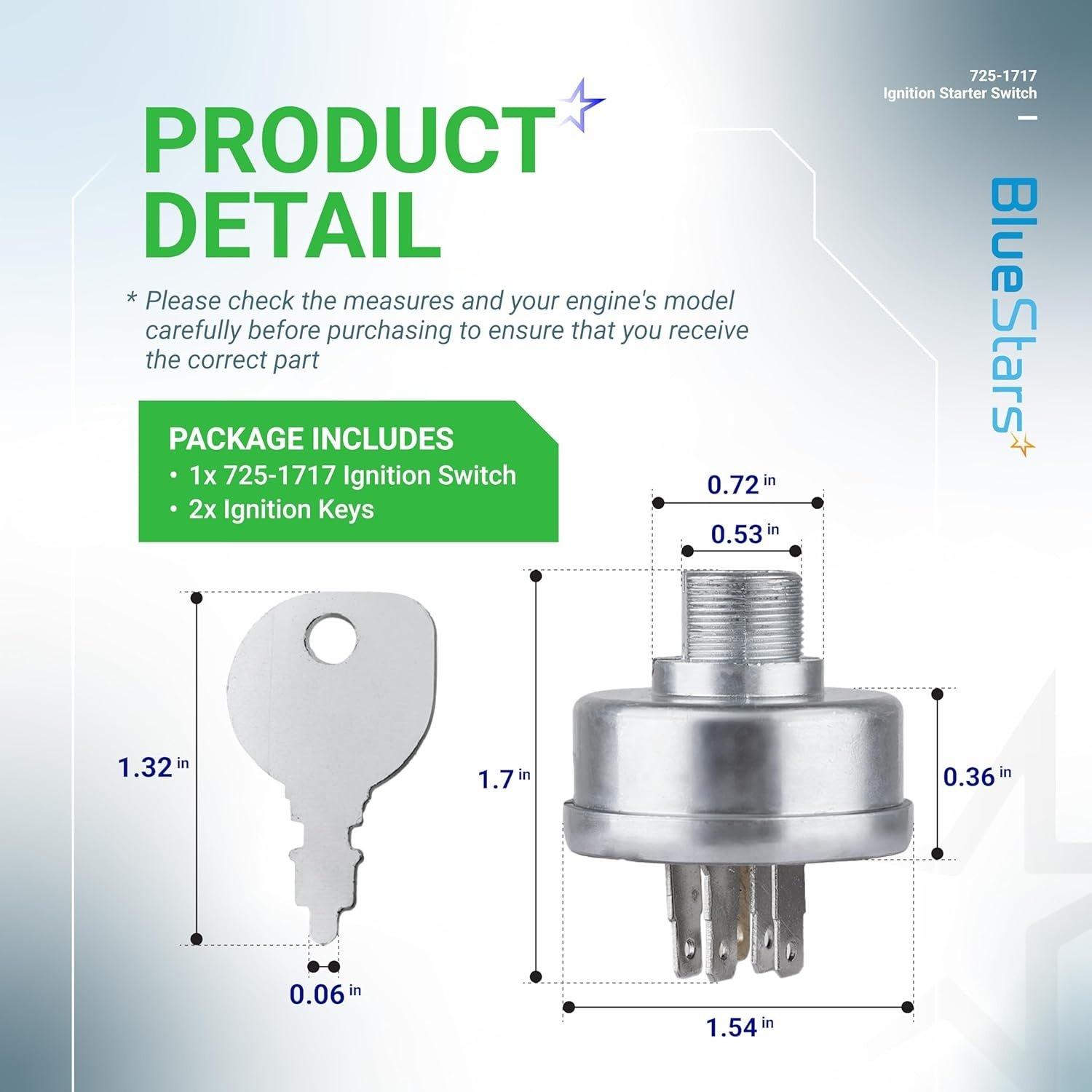 [Lifetime Warranty] 725-1717 Ignition Starter Switch image 6