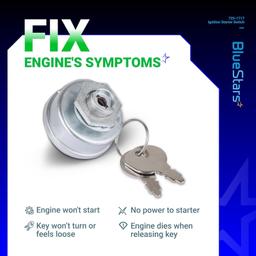 [Lifetime Warranty] 725-1717 Ignition Starter Switch thumbnail 1