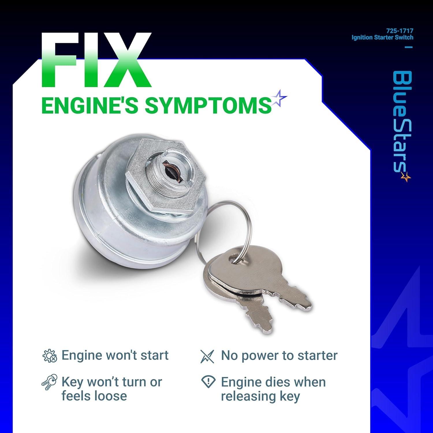 [Lifetime Warranty] 725-1717 Ignition Starter Switch image 1