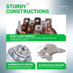 [Lifetime Warranty] 725-1717 Ignition Starter Switch thumbnail 2