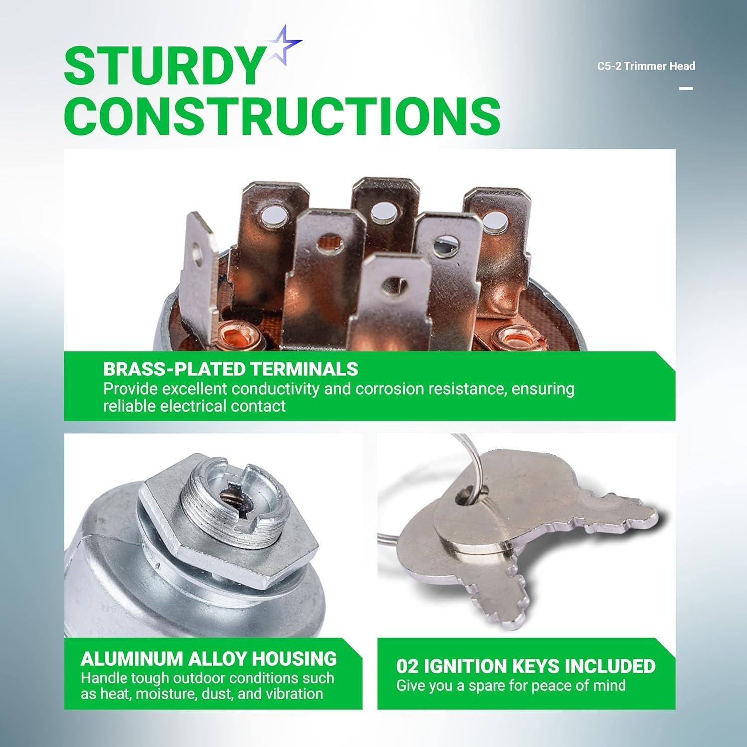 [Lifetime Warranty] 725-1717 Ignition Starter Switch image 2