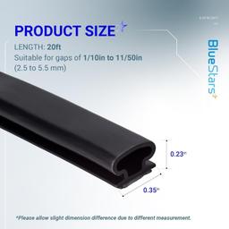 [Lifetime Warranty] 40FT Weather Stripping Soundproof Door Seal thumbnail 5