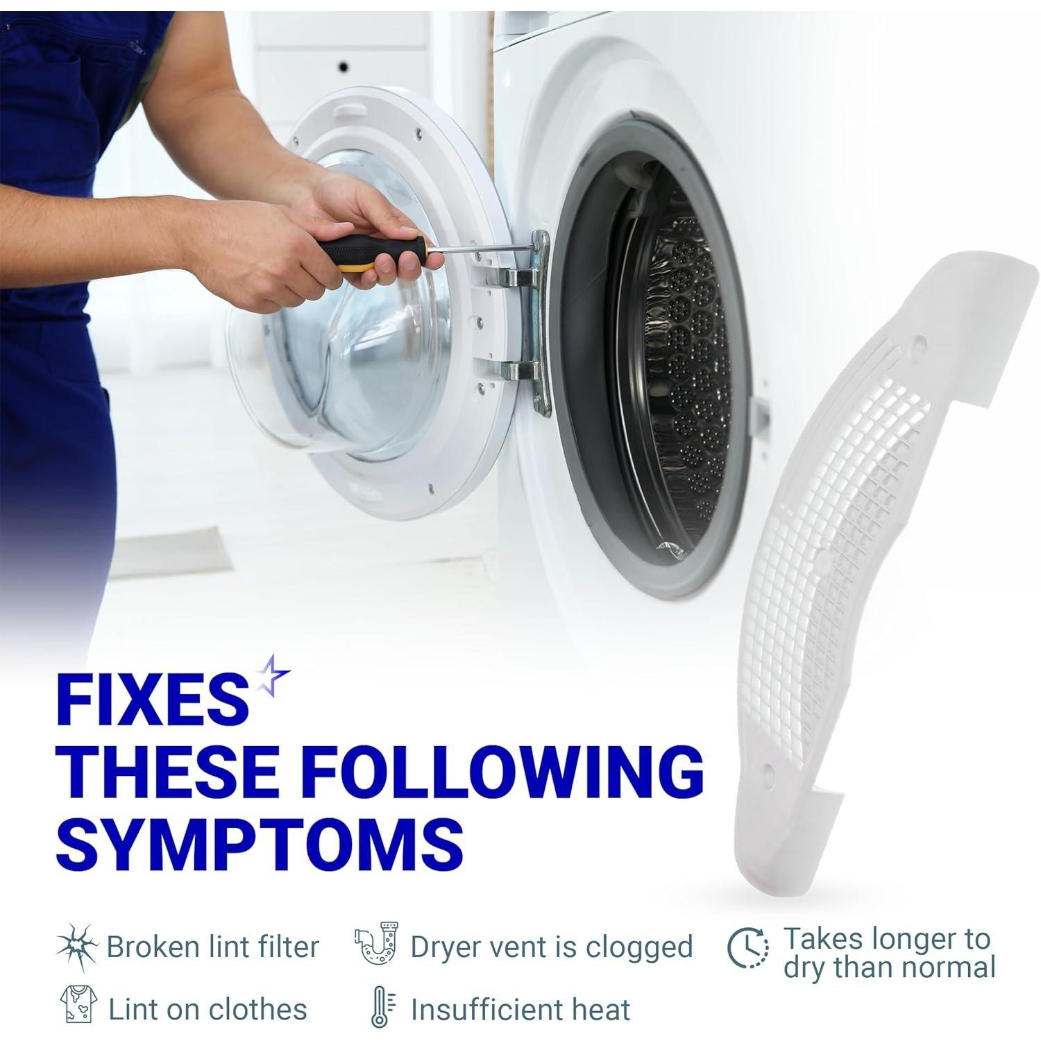 [Lifetime Warranty] W11117302 Dryer Lint Screen Grille - Compatible With Some Whirlpool, Kenmore, Maytag Dryers - Replaces 8544723, W10685670, WP8544723, 4538922, AP6245906, PS12114312, EAP12114312 image 2