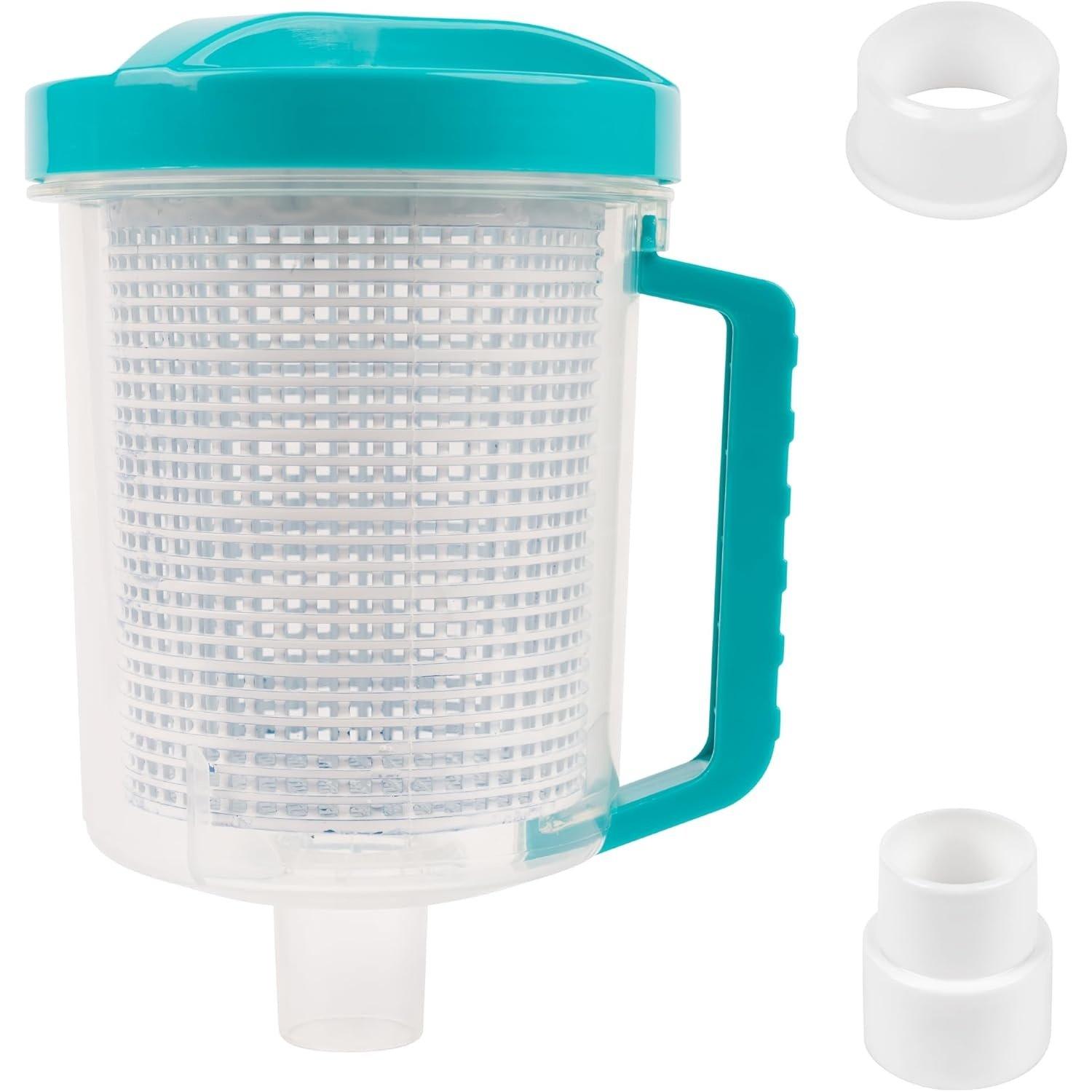 [Lifetime Warranty] In-Line Pool Leaf Canister with Mesh Basket image 0